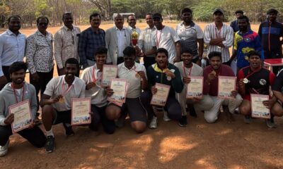 Badruka College of Commerce won the OU tug-of-war title