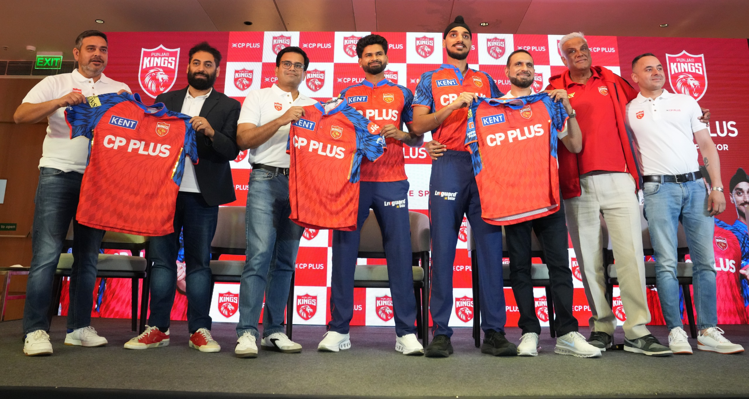 Punjab Kings unveil the team’s new jersey featuring Title Sponsor CP PLUS