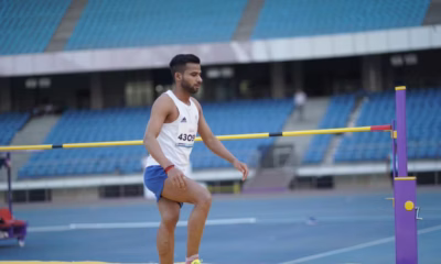 Para-athletes Praveen Kumar