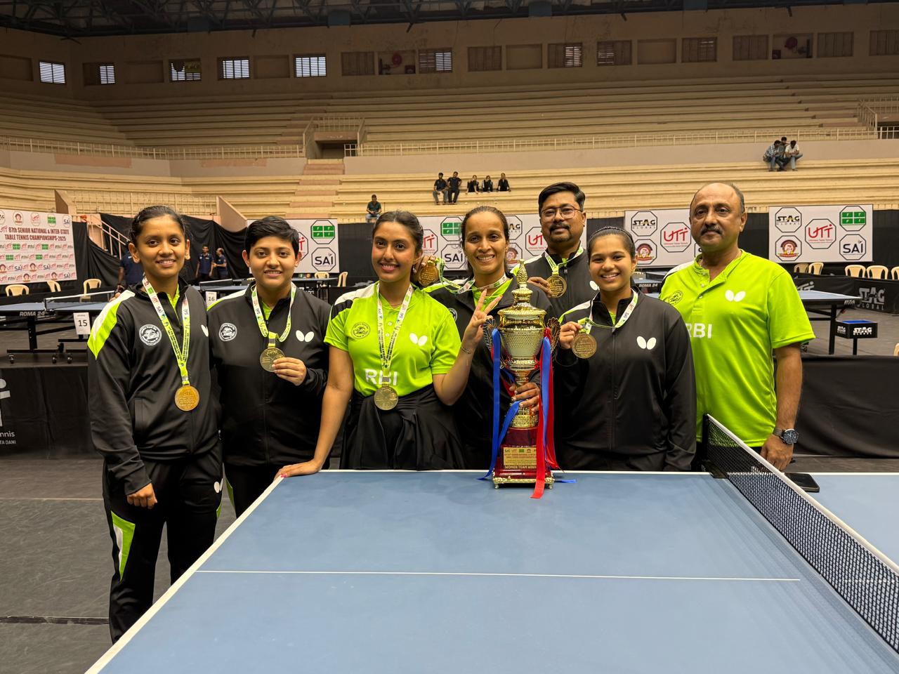 RBI won the women's TT team championship