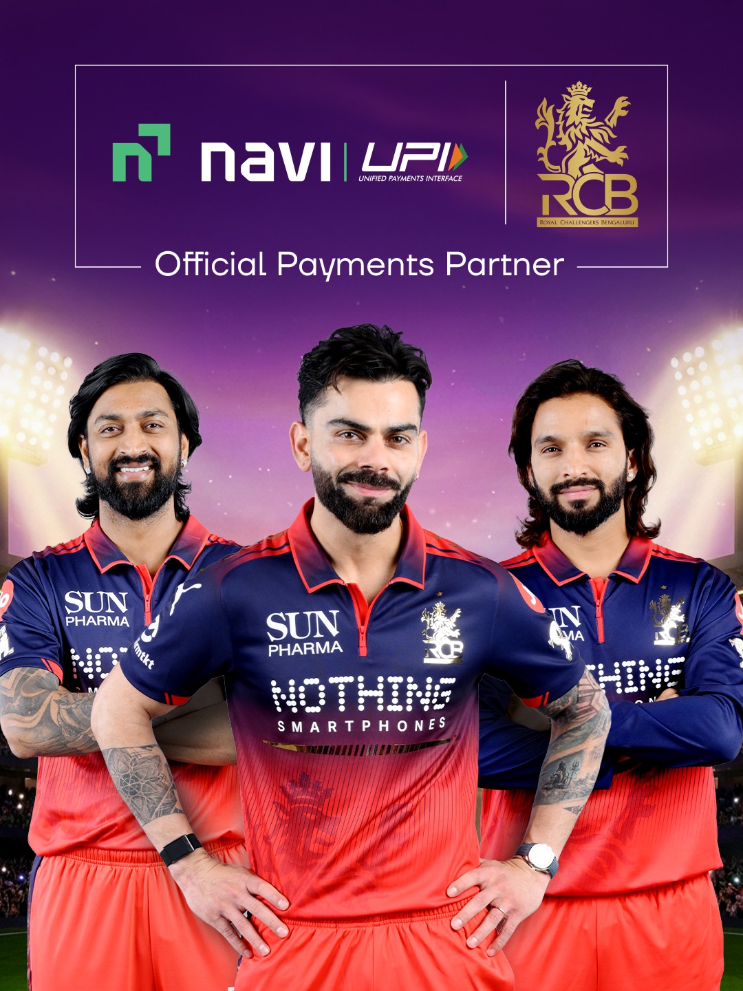 Navi UPI and RCB