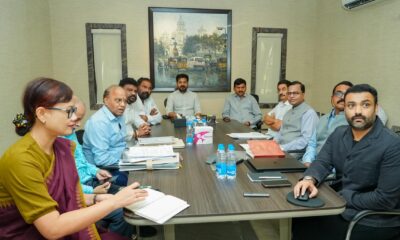 Revanth Reddy at a review meeting with sports department