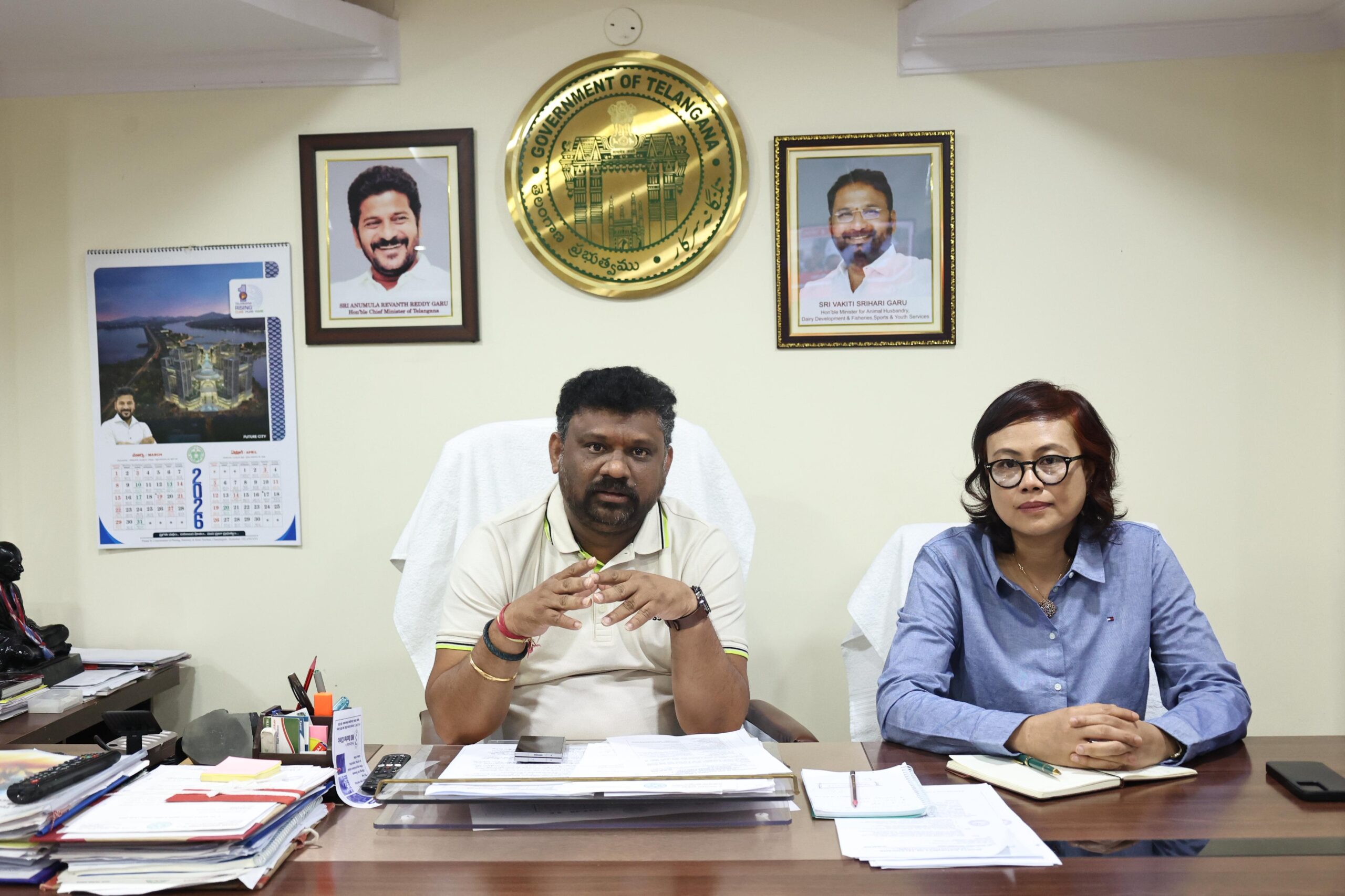 Shivasena Reddy and Dr Sonibala Devi