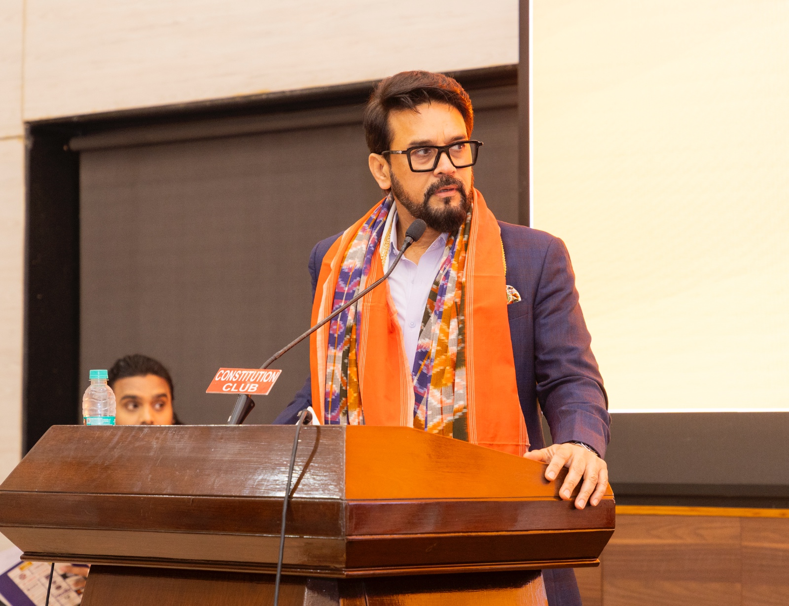 Anurag Thakur addressing the SJFI National Convention