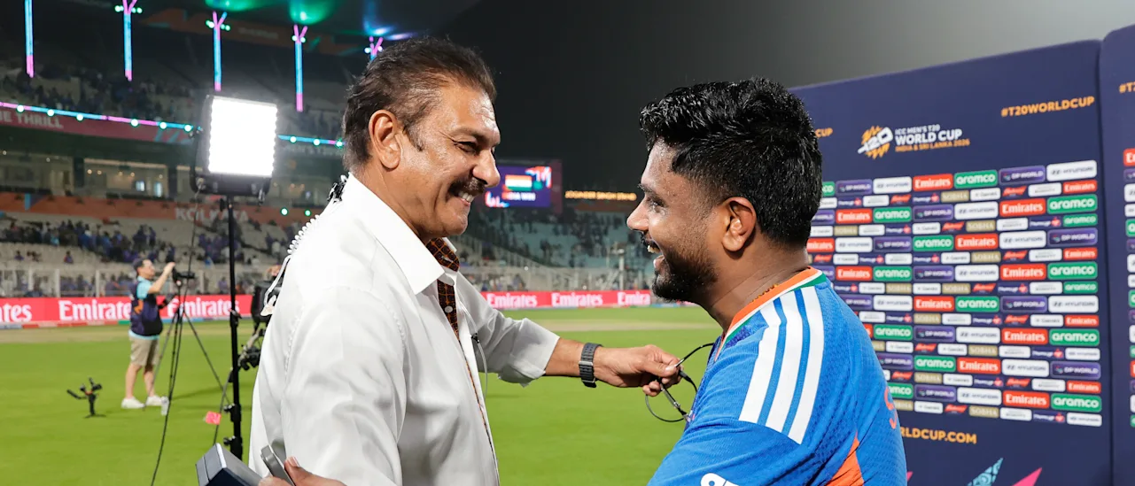 Ravi Shastri and Sanju Samson