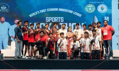 Sports Hackathon at Gachibowli Stadium in Hyderabad