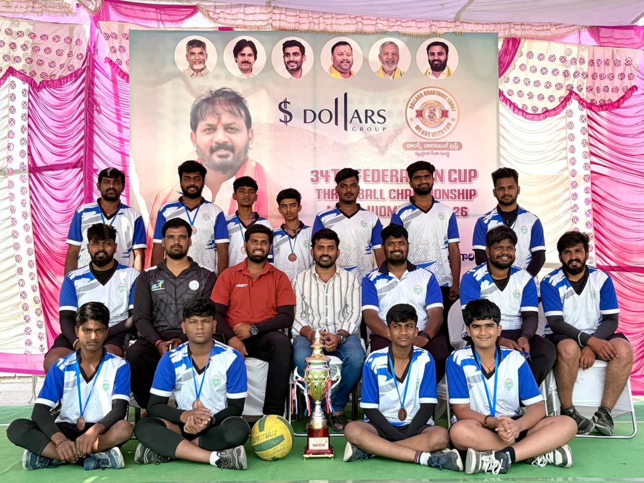 Telangana throwball men's team