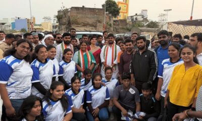 Telangana throwball teams