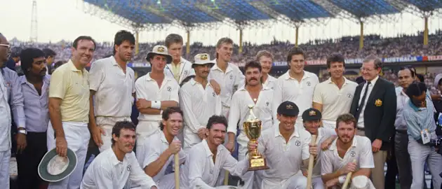 Australia won the 1987 World Cup hosted by India and Pakistan
