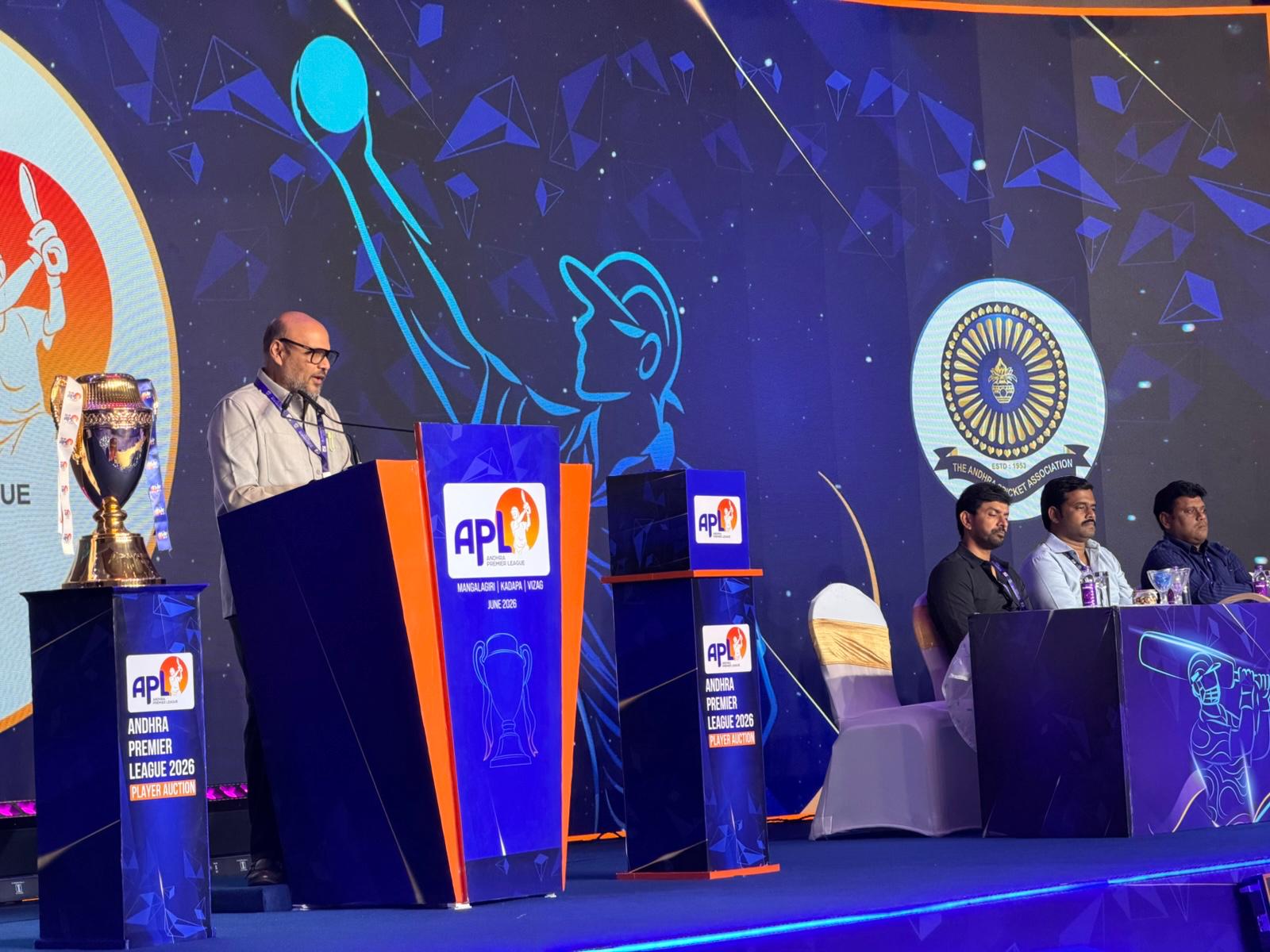 Andhra Premier League auction in Visakhapatnam