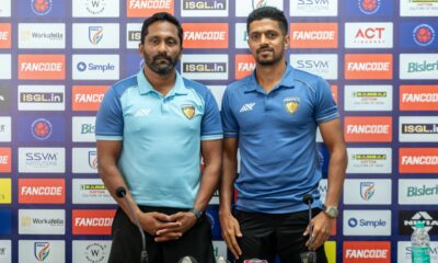 Chennaiyin coacch Miranda and Mandar