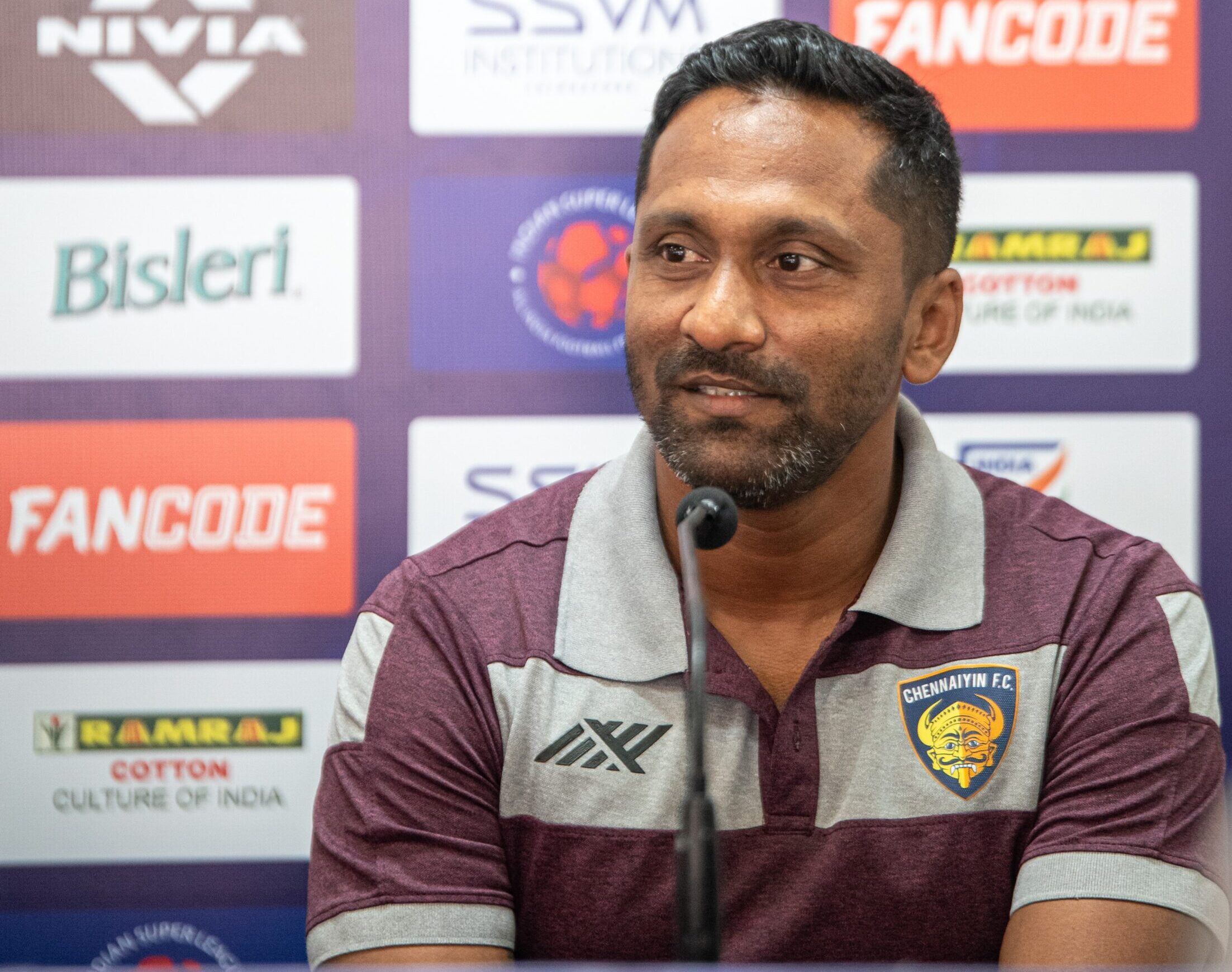 Chennaiyin FC head coach Clifford Rayes Miranda