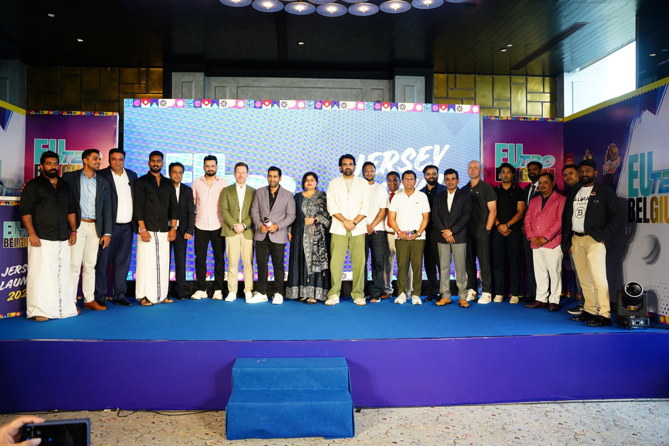 EUT20 Belgium jersey launch event in Mumbai