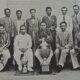 Eddie Aibara with the Hyderabad Ranji team which won the trophy in 1937-38
