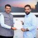 Devendra Fadnavis and Mumbai CA president Ajinkya Naik