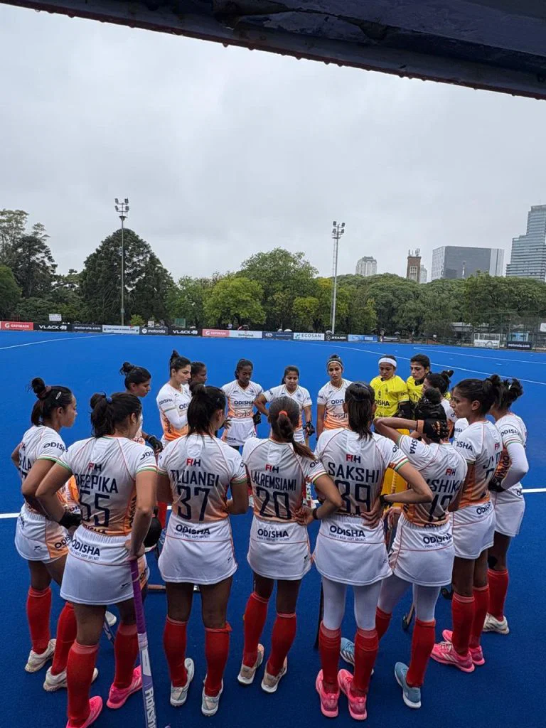 Indian women against Argentina