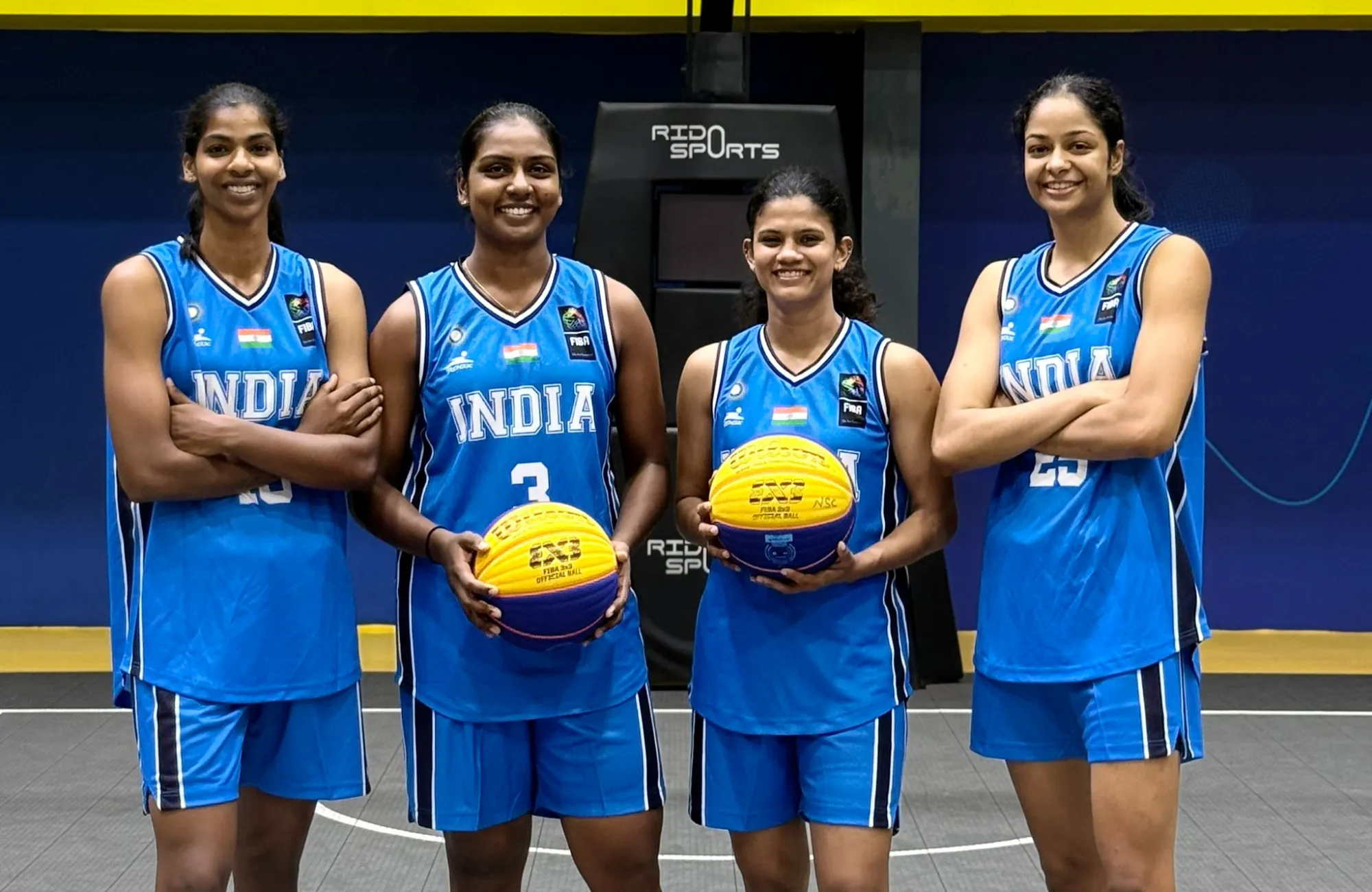 Indian women hoopsters