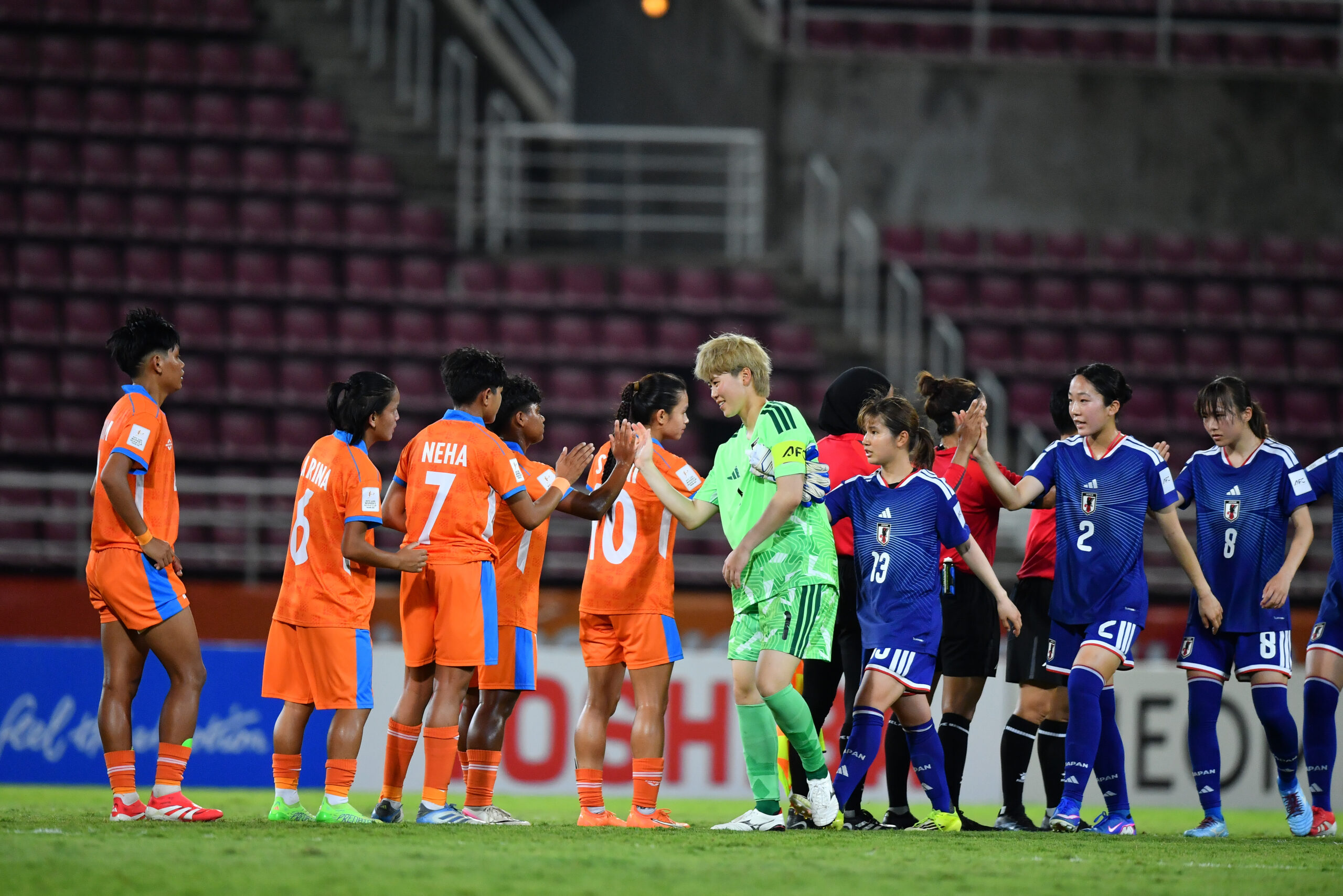 India and Japan teams