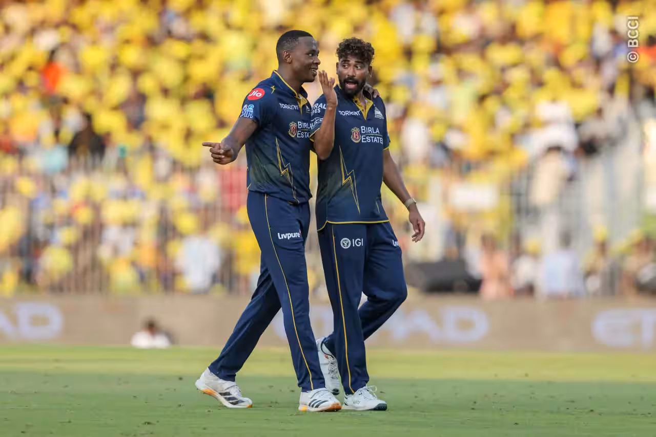 Kagiso Rabada and Mohd Siraj