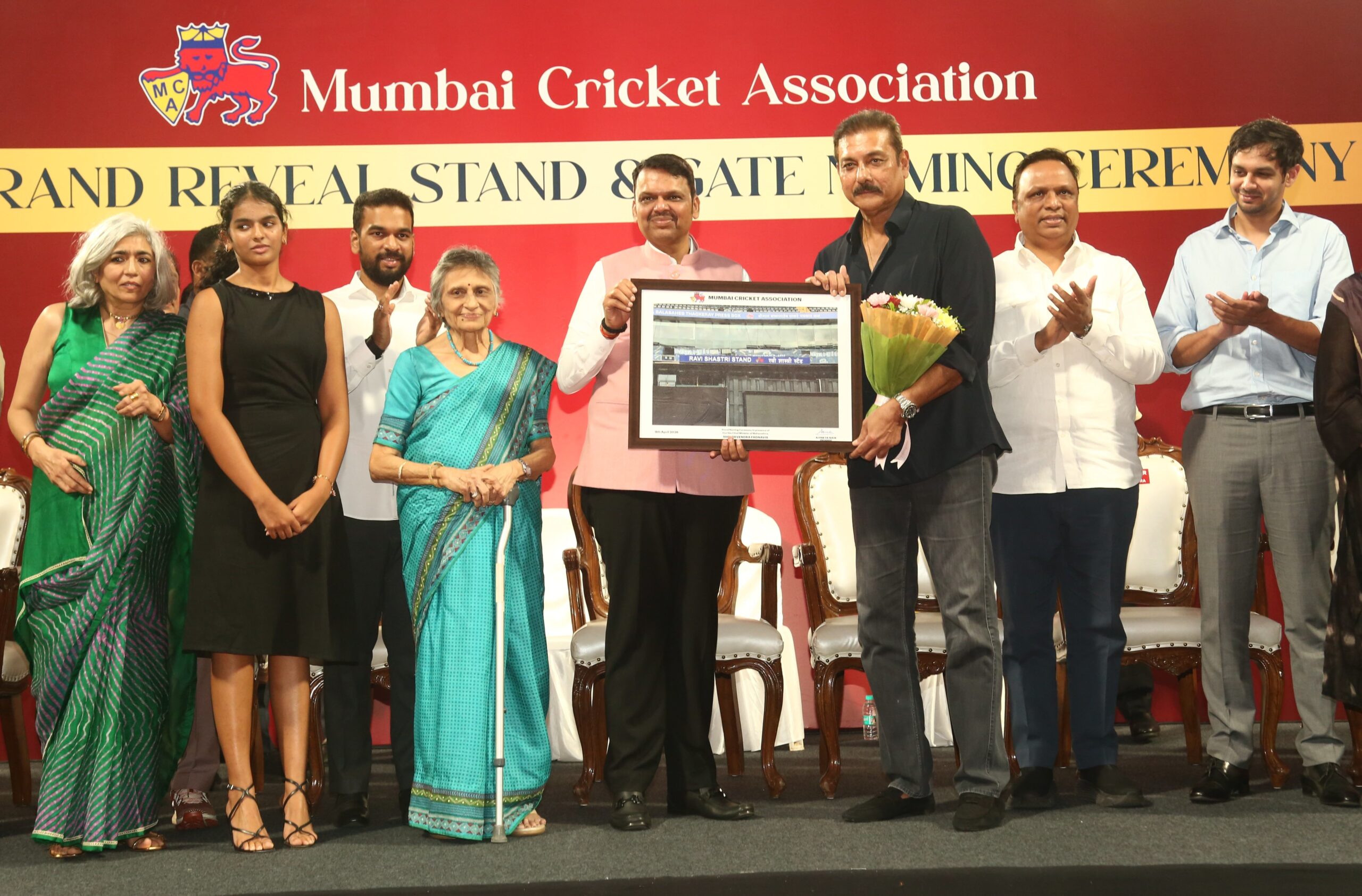 Ravi Shastri stand