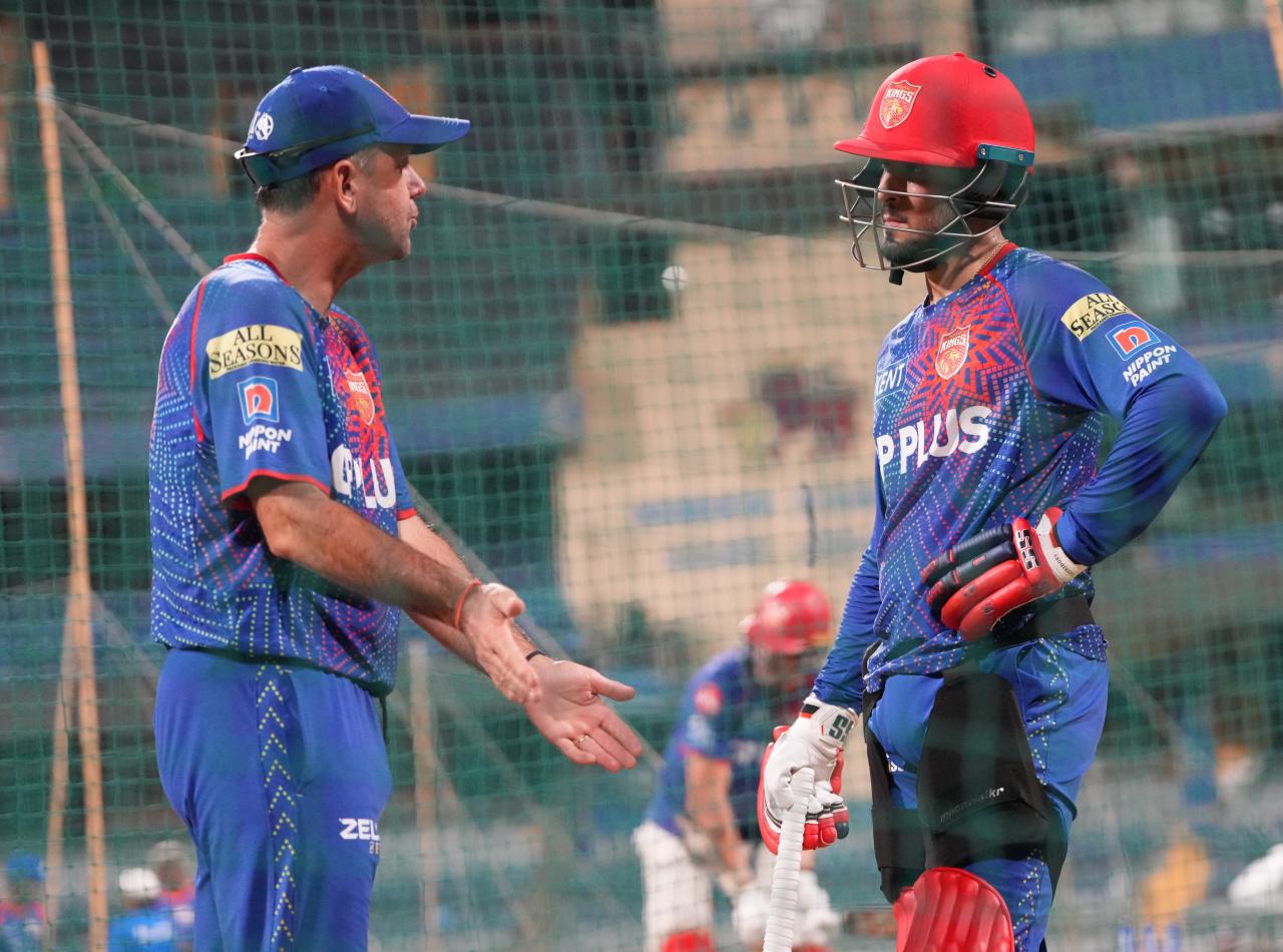 Nehal Wadhera and Ricky Ponting