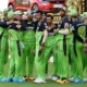 RCB players in green jersey