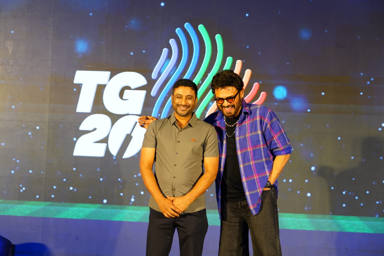 TG20 logo unveiling by Ambati Rayudu and Venkatesh Daggubati