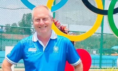 Tim White is coach of Indian Junior women's hockey team