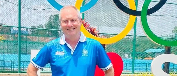 Tim White is coach of Indian Junior women's hockey team