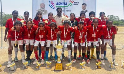 Sharanya helped Karimnagar win Asmita U-16 trophy