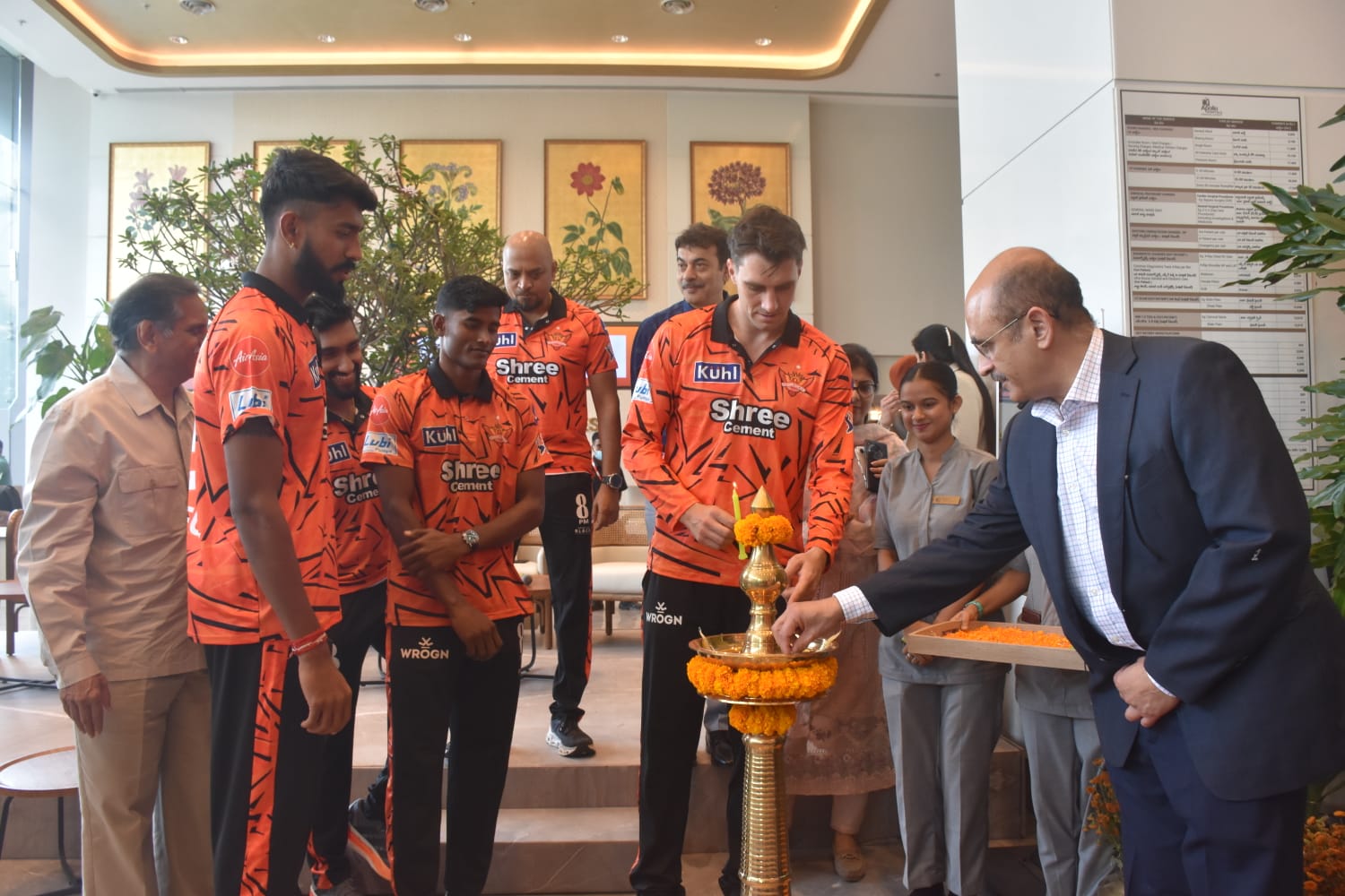 SRH players at Apollo Hospitals
