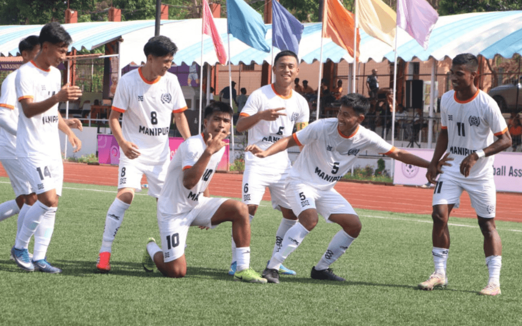 Manipur beat Nagaland 5-1 in U-20 national football