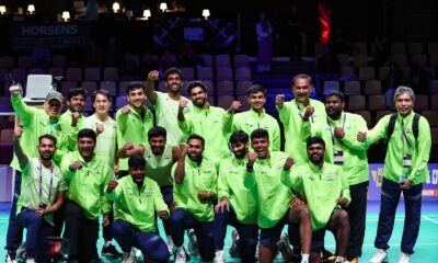 Indian shuttlers enter Thomas Cup semis