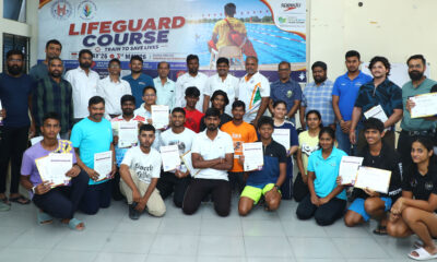 Lifeguard course at Gachibowli swimming stadium