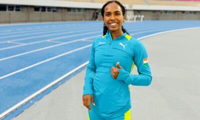 Indian athlete Nithya Gandhe