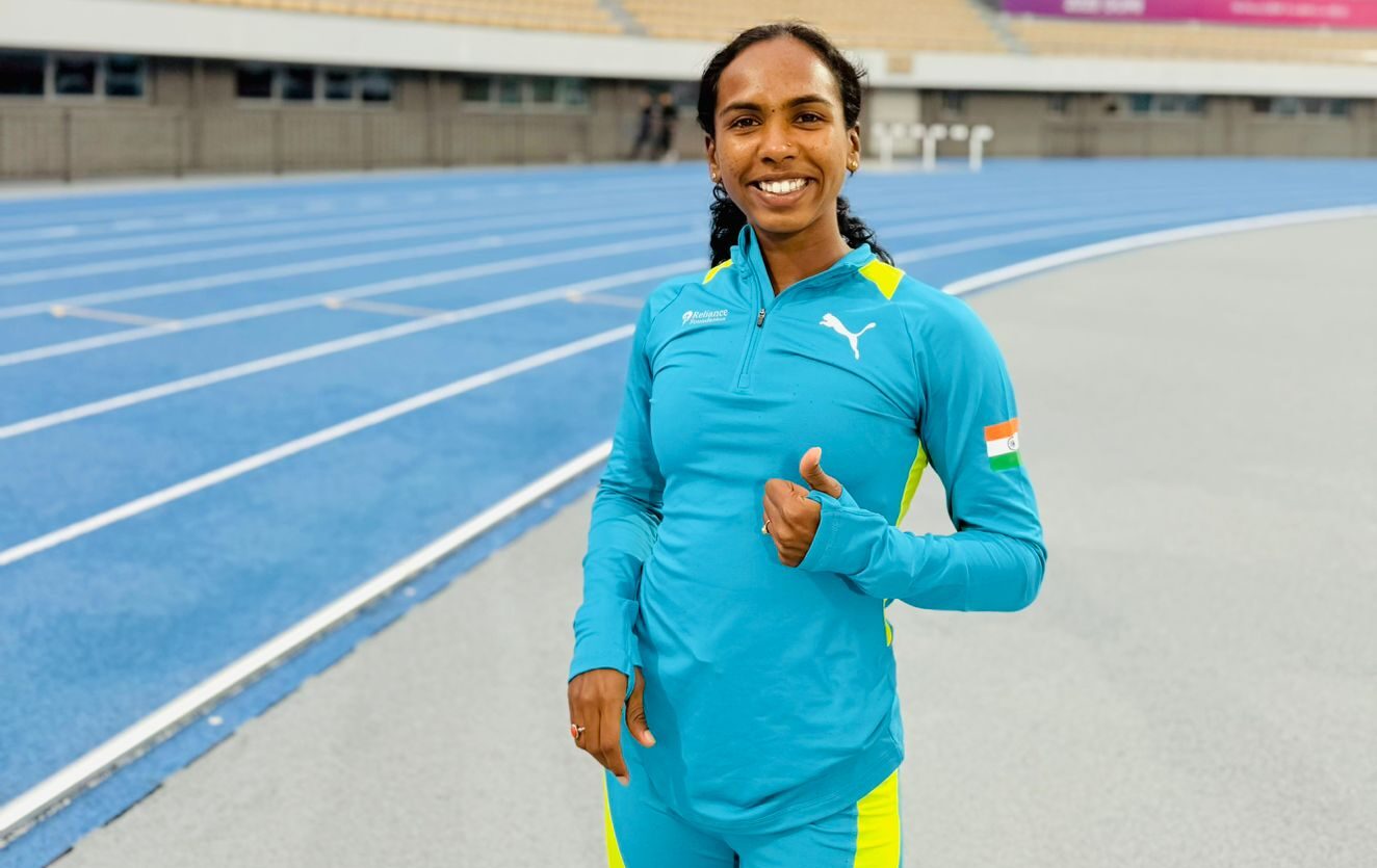 Indian athlete Nithya Gandhe