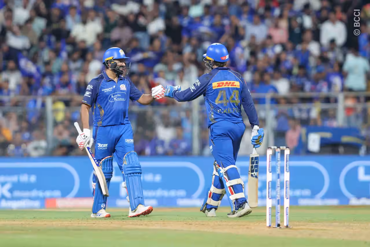 Rohit Sharma and Ryan Rickelton