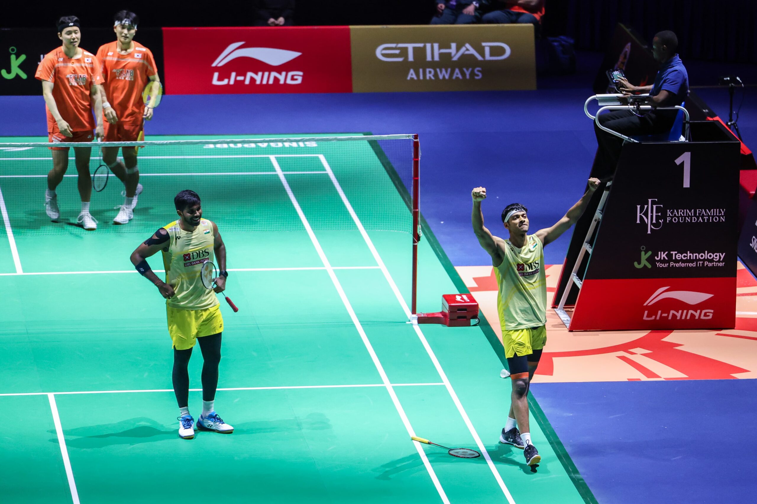 Satwiksairaj Rankireddy and Chirag Shetty 