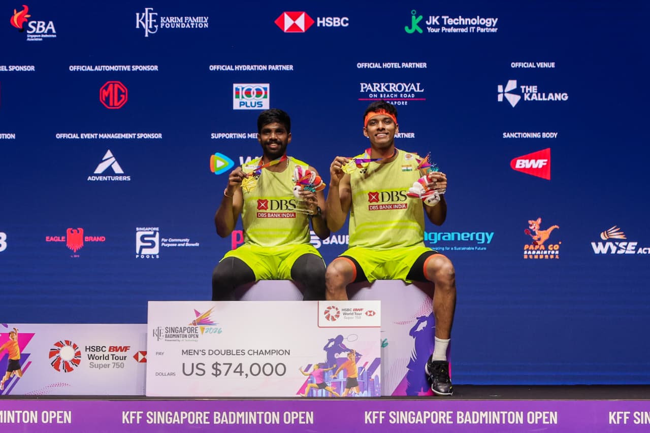 India’s Satwiksairaj Rankireddy and Chirag Shetty