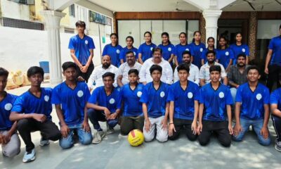 Rishi and Varshika to lead Telangana throwball teams