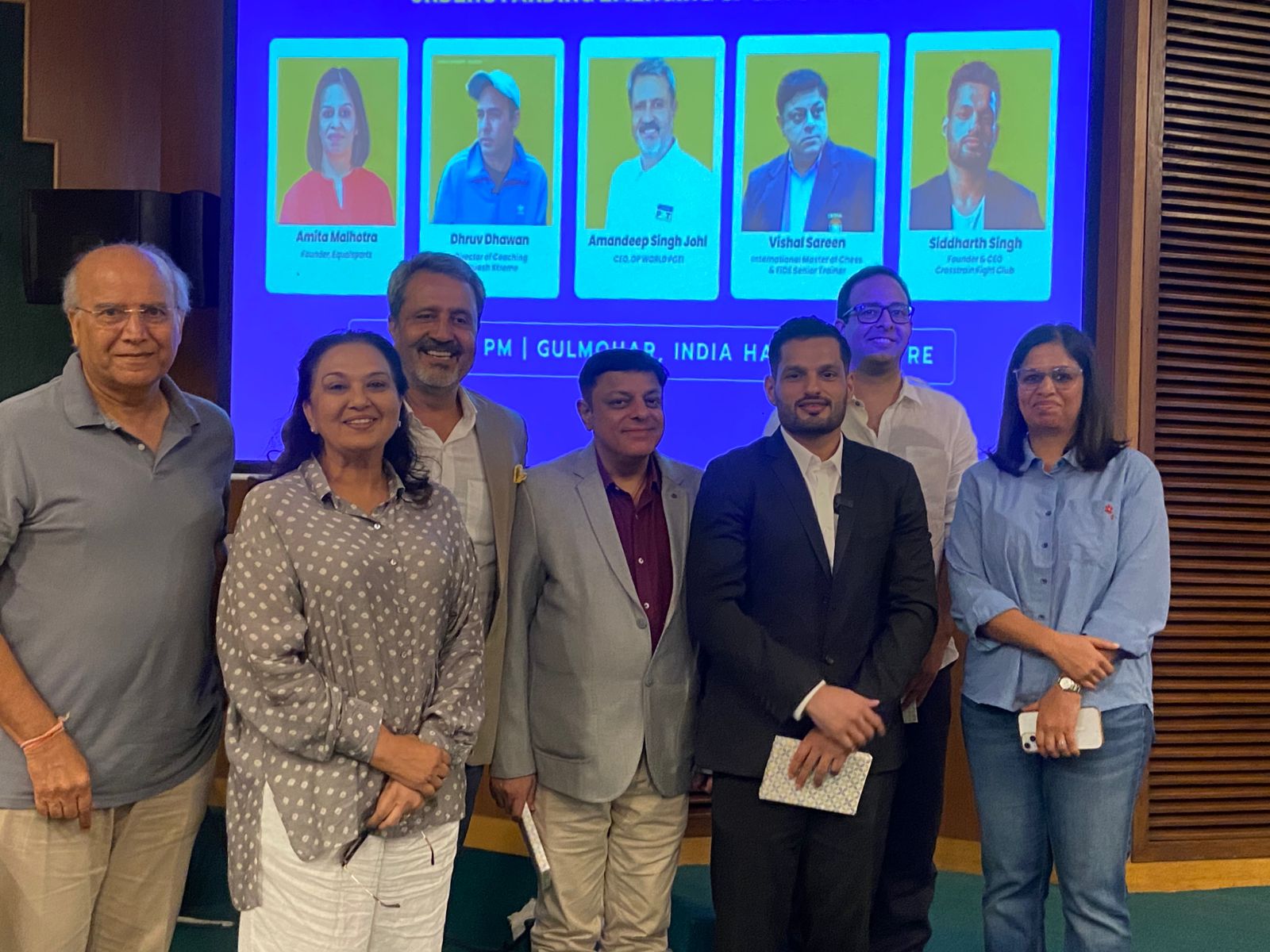 Amandeep Singh Johl spoke on golf