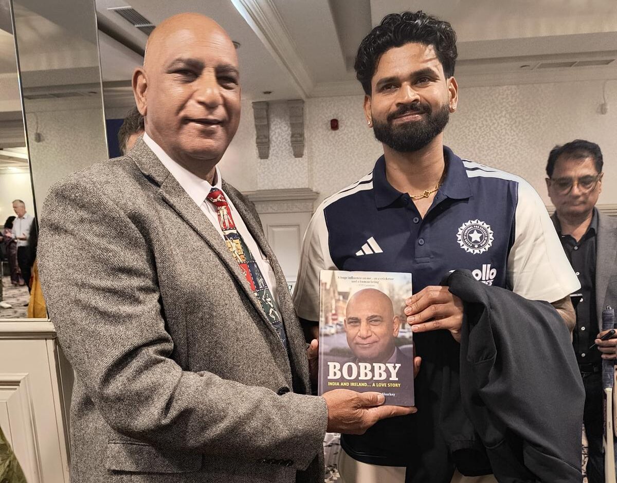 Bobjee with shreyas Iyer