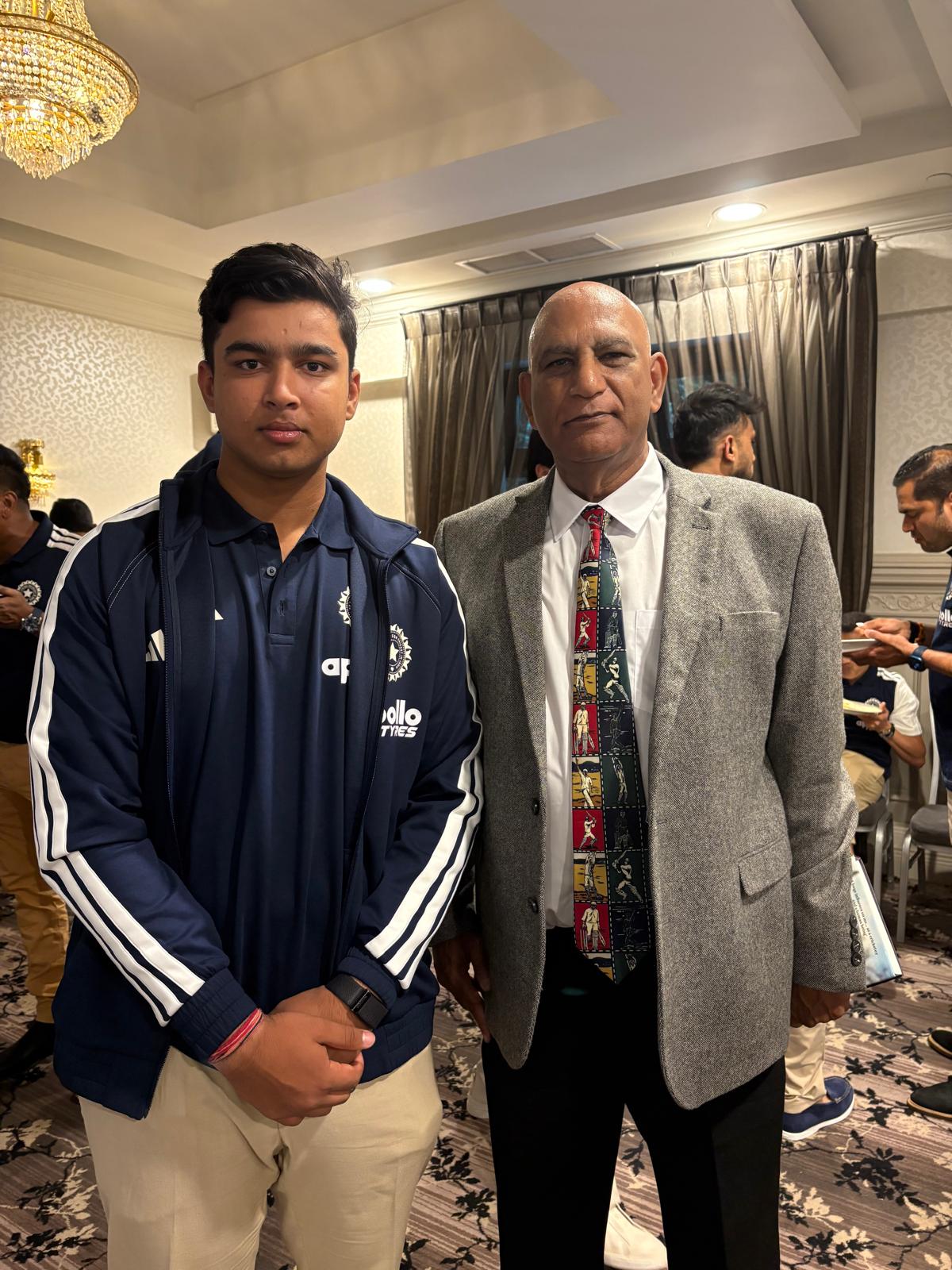 Bobjee with Vaibhav Sooryavanshi