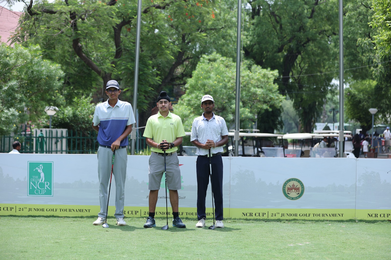 Golfers at the 24 NCR Golf tournament