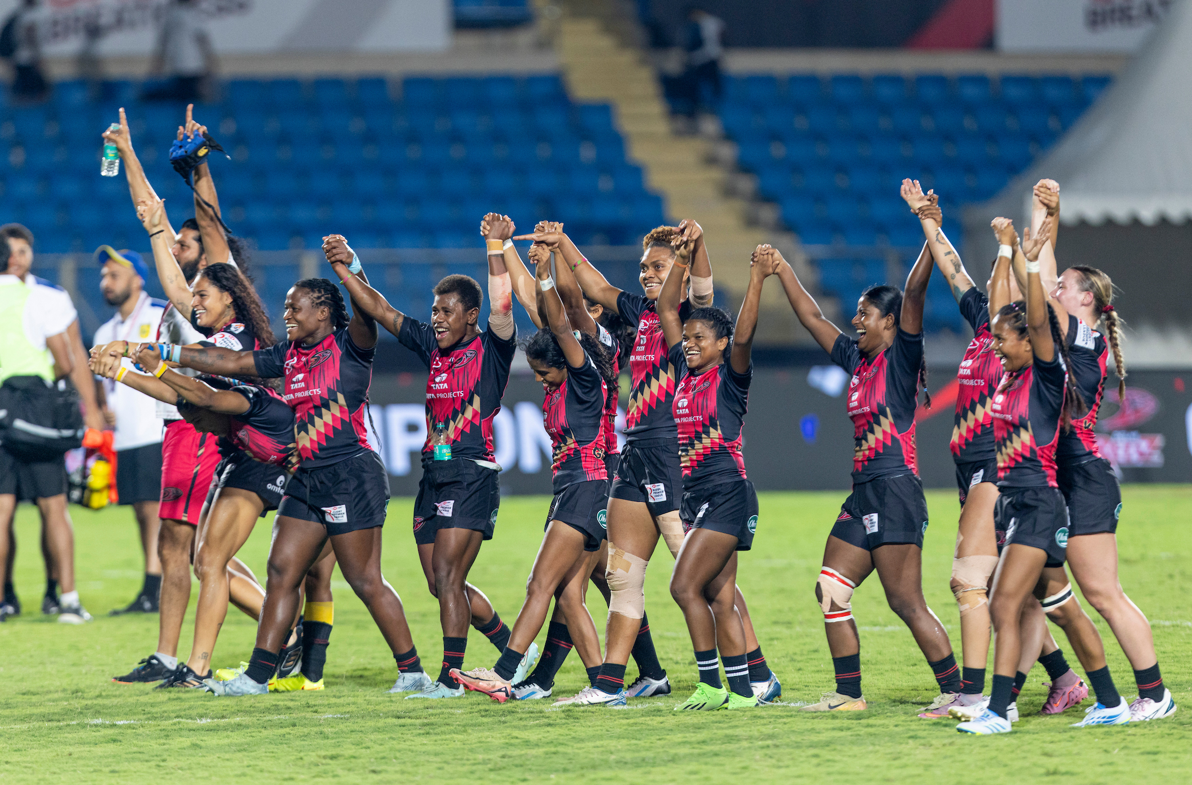 Delhi Redz clinched the first-ever women’s title with a 22-10 victory over Chennai Bulls in the final of the HSBC Rugby Premier League
