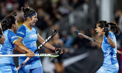 Navneet scores for India against New Zealand