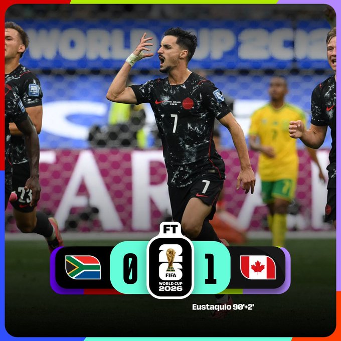 Canada defeated South Africa