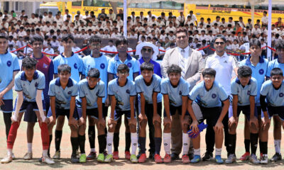 Abdul Kalam struck a brace to help HPS Begumpet win the U-17 football title