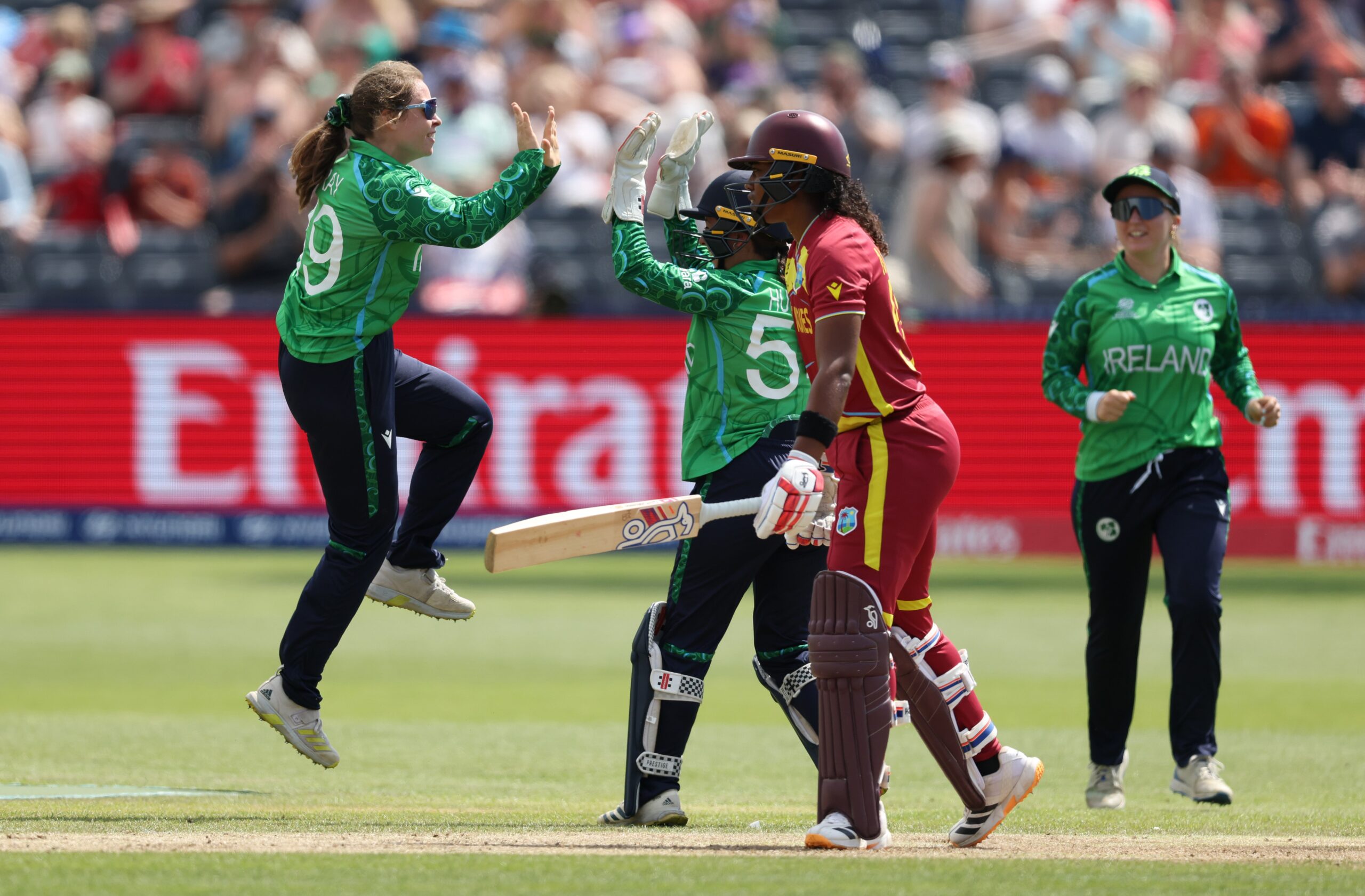 Ireland women down West Indies