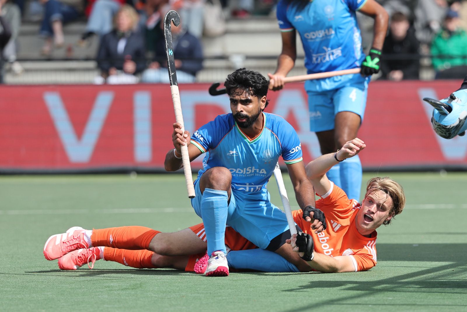 India go down fighting to Netherlands